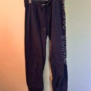 Navy blue Aropostle New York jogger pants